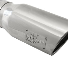 AFE Large Bore-HD 5 IN 409 Stainless Steel DPF-Back Exhaust System w/Polished Tip - 49-43064-P