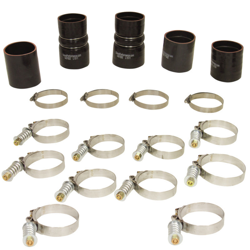 BD Diesel Bd 7.3L Powerstroke Intercooler Hose & Clamp Kit Ford 1999.5-2003 - 1047030