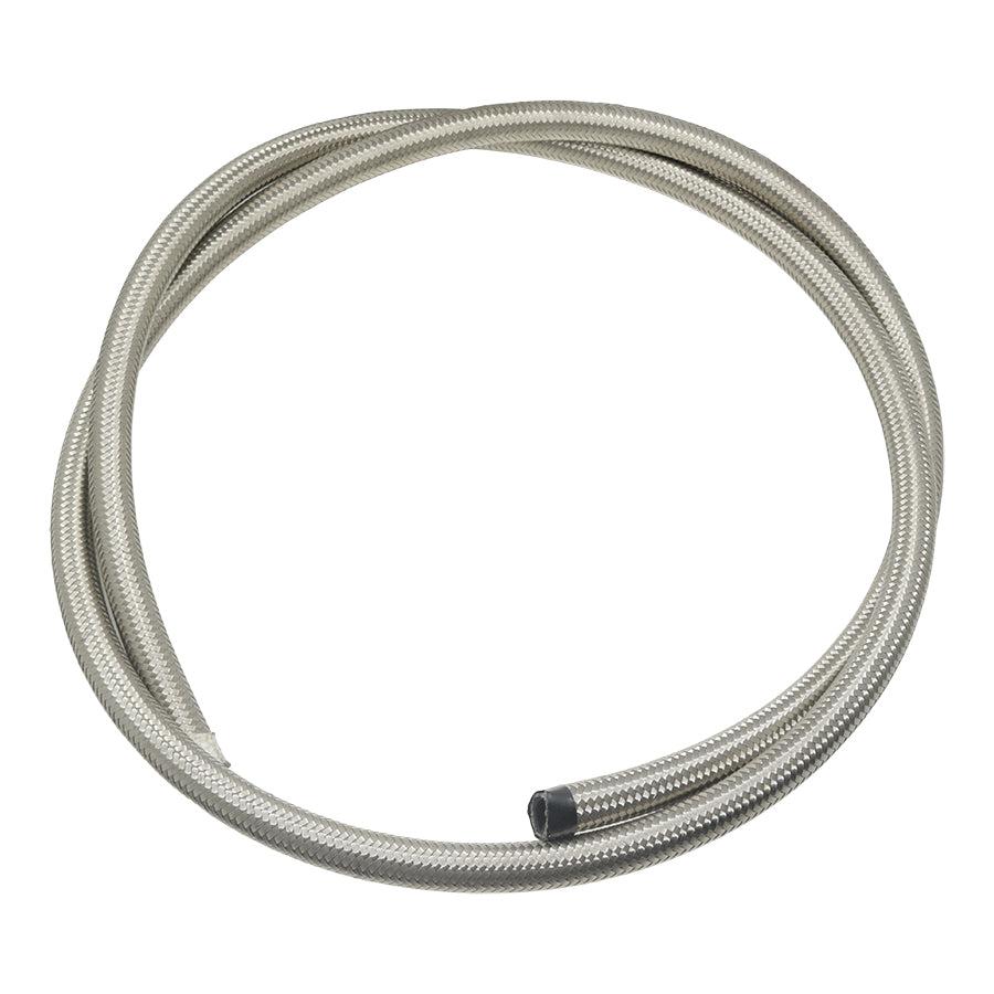 DeatschWerks 6AN Stainless Steel Double Braided CPE Hose, 6 Feet - 6-02-0812-6