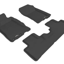 3D MAXpider 2010-2014 Honda Insight Kagu 1st & 2nd Row Floormats - Black