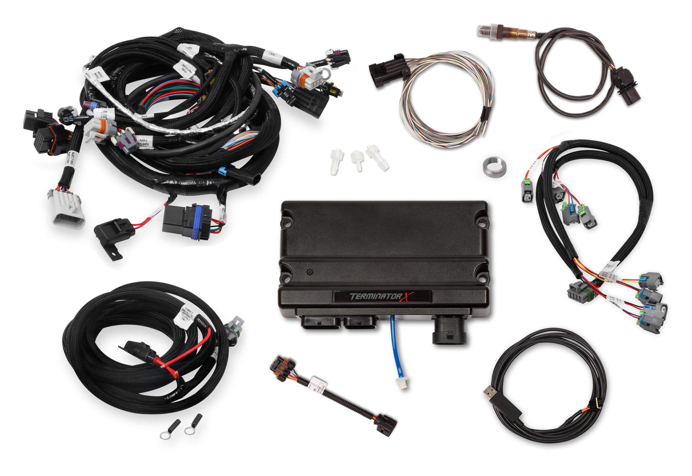 Holley Terminator X 58x/4x EV6 LS MPFI Kit - Without 3.5" Handheld.  - 550-905T