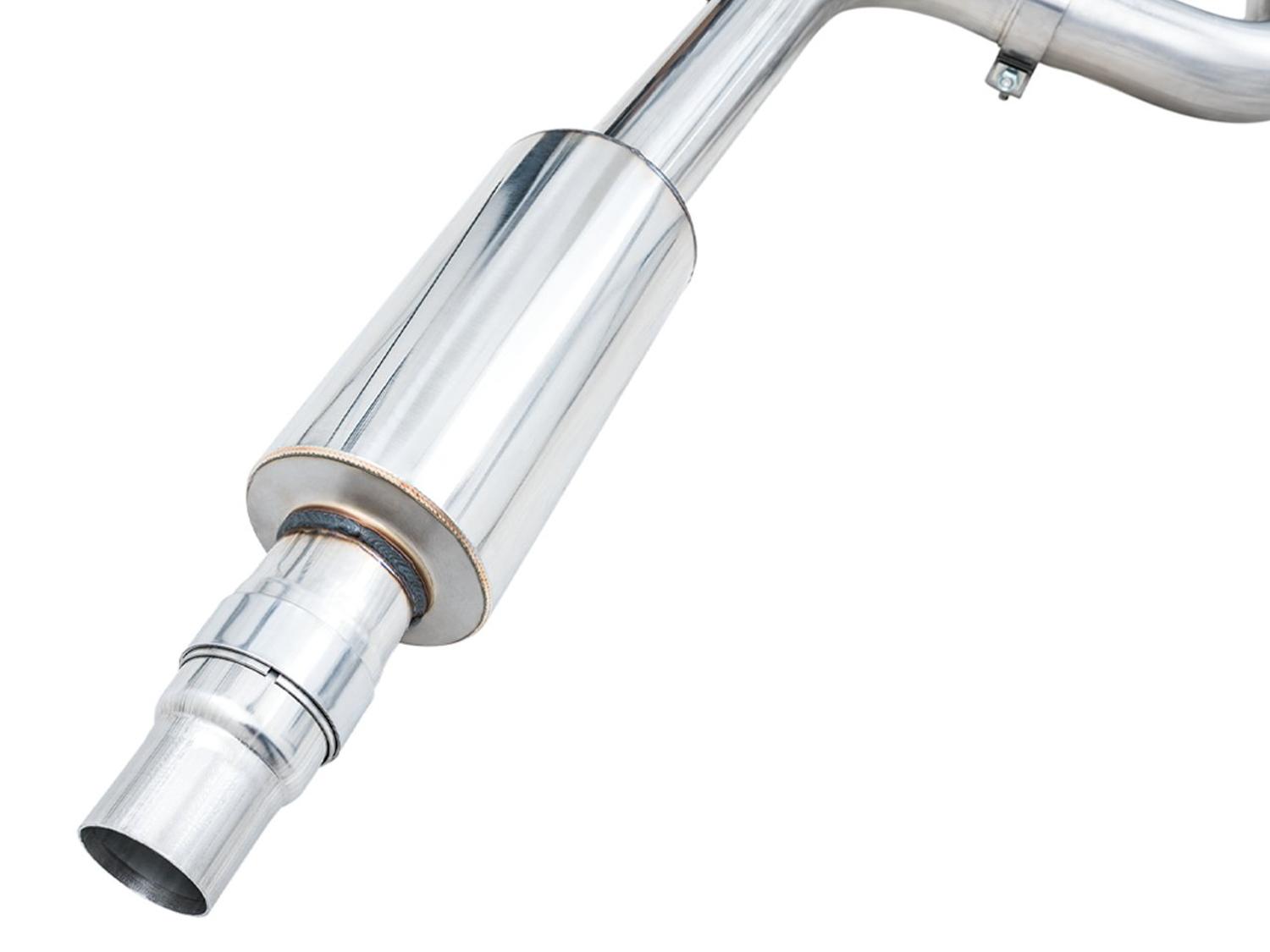 AWE Touring Edition Catback Exhaust - Chrome Silver Tips (2022-2023 Volkswagen MK8 GTI) - 3015-32658