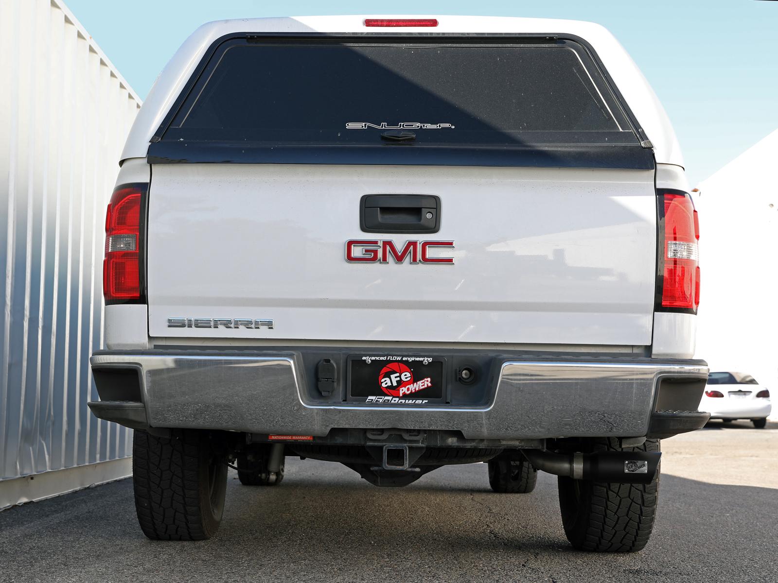 AFE MACH Force-Xp 3 IN 409 Stainless Steel Cat-Back Exhaust System w/ Black Tip - 49-44136-B