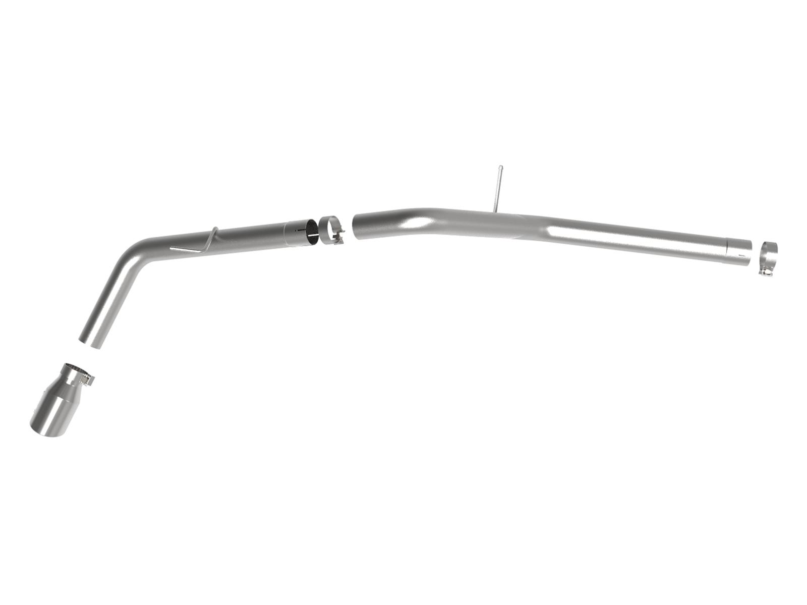 aFe 49-43114-P Apollo GT Series 3" 409 Stainless Steel Axle-Back Exhaust System (Polished Tips) 2019 Ranger