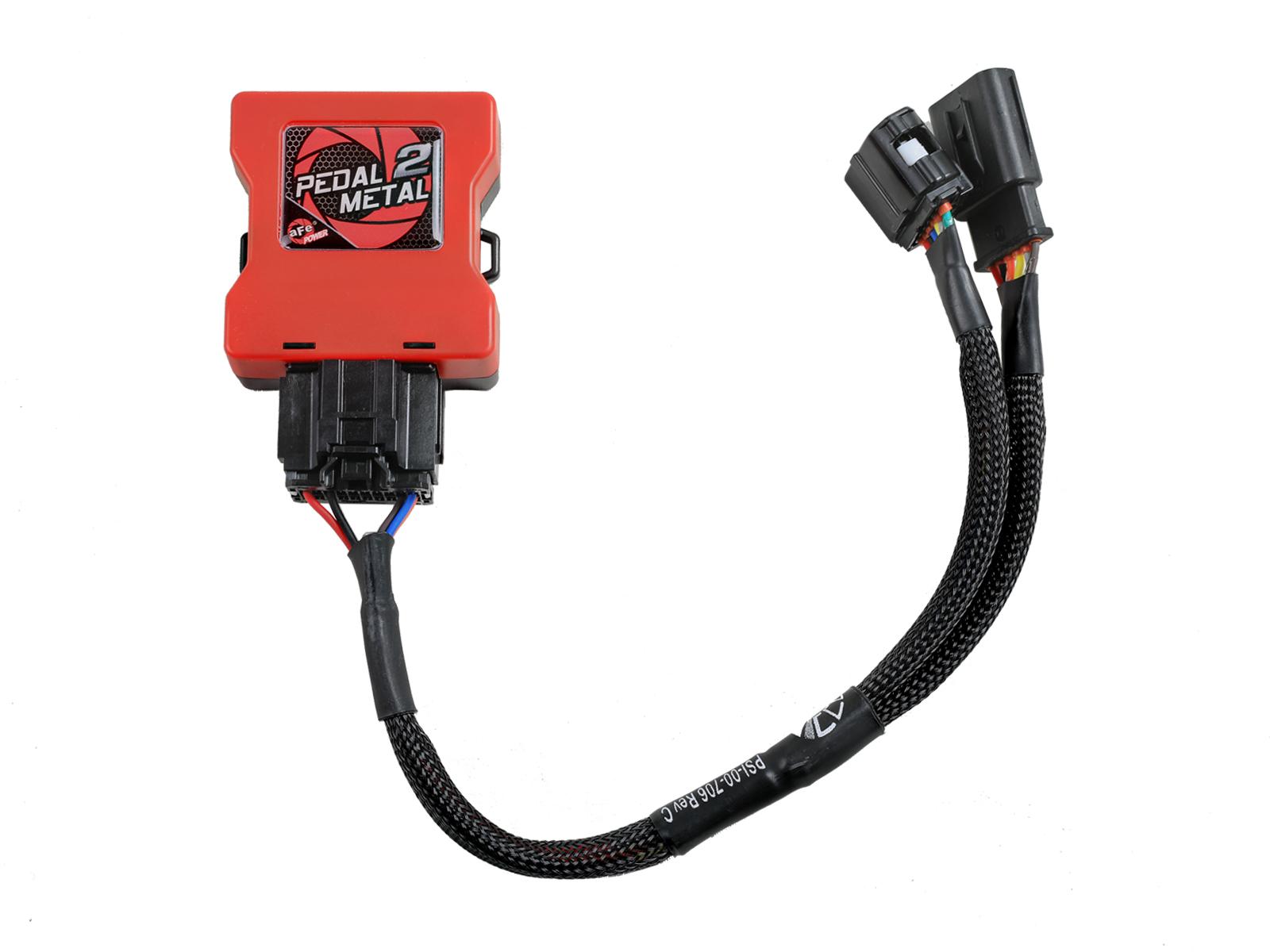 AFE Pedal 2 Metal Throttle Enhancer (2011-2025 Fiat, Mazda Fitments) - 77-20014