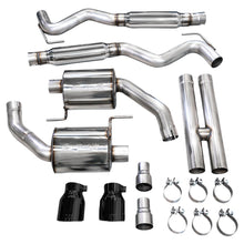 AWE Touring Edition Catback Exhaust - Dual Diamond Black Tips (2024-2026 Mustang GT) - 3015-33650