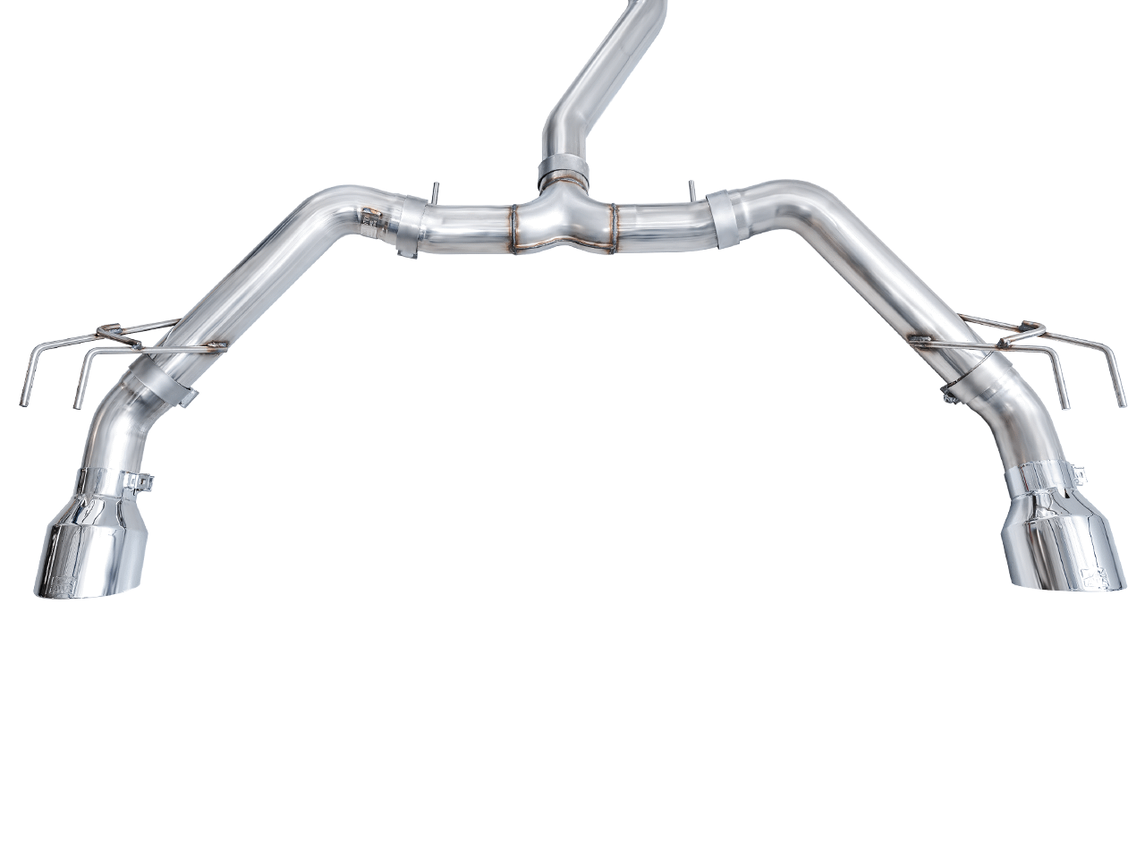 AWE Track Edition for FE1 Civic Si/DE4 Acura Integra- Chrome Tips - 3020-32331