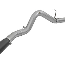 AFE Large Bore-HD 5 IN 409 Stainless Steel DPF-Back Exhaust System w/Black Tip - 49-44081-B