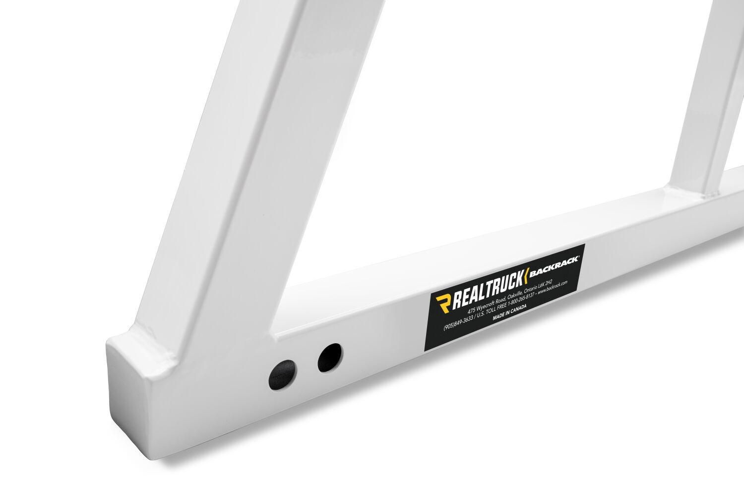 Backrack Open Rack - White - Silv/Sierra/Gm Pickup/F150/Titan/Tundra/D/W Series/Ram W/O Rb - 14800W