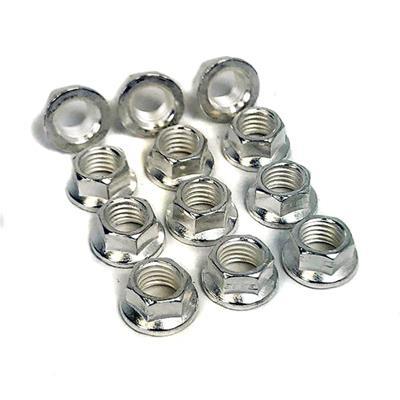 Baer Rotor Hardware, NAS Hex Locking Nut - 12 Pack - 2000049