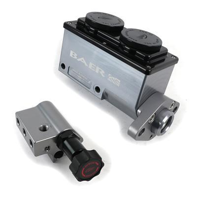 Baer ReMaster 2-Bolt GM/Ford Master Cyl Combo Kit, 1" bore, Left port, Grey - 6805210