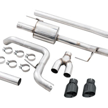 AWE 0FG 3" Dual Side Exit Catback Exhaust - 4.5" Diamond Silver Tips 2021-2025 F-150 2.7L / 3.5L / 5.0L) - 3015-23059
