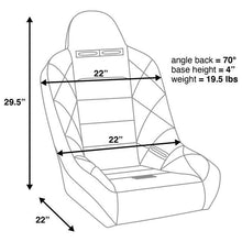 Corbeau Baja JP Fixed Back Suspension Seat (Each)