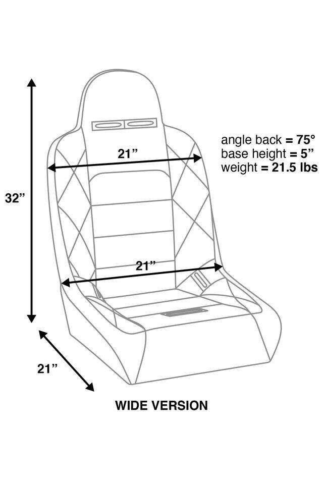 Corbeau Baja JP Fixed Back Suspension Seat (Each)