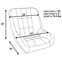 Corbeau Baja Low Back Fixed Back Suspension Seat (Each)