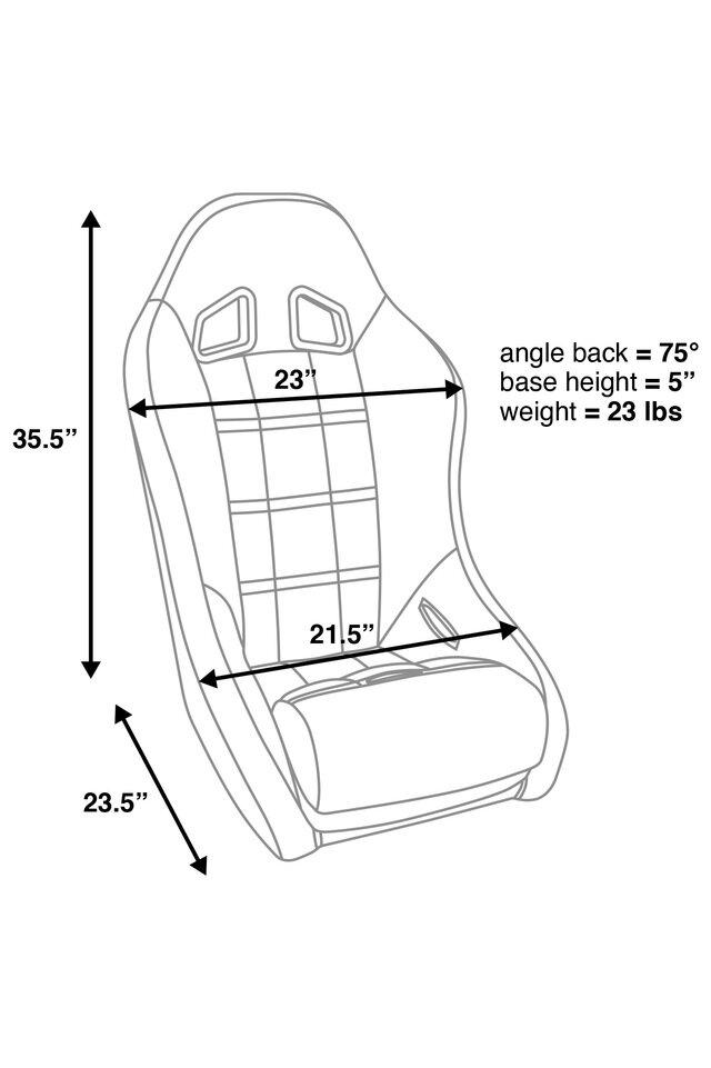 Corbeau Baja XP Fixed Back Suspension Seat (Each)