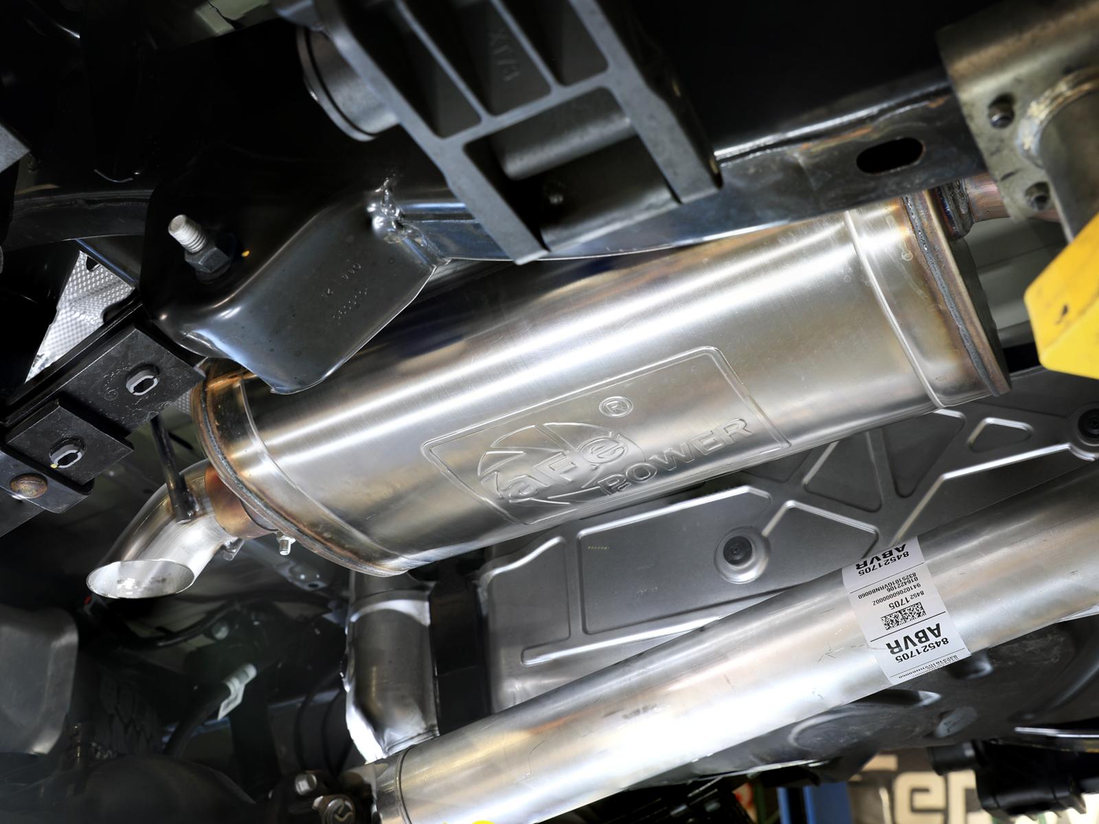AFE ROCK BASHER 3 IN 409 Stainless Steel Cat-Back Hi-Tuck Exhaust System (2023-2025 Colorado , Canyon) - 49-44148