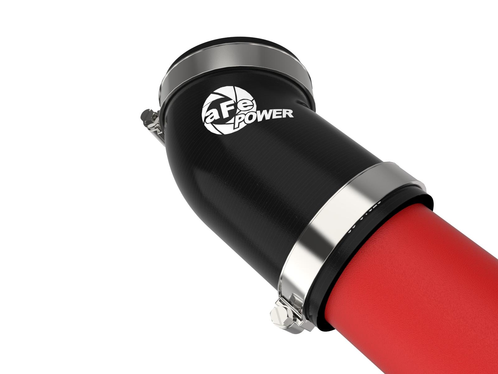 AFE BladeRunner Aluminum Hot & Cold Charge Pipe Kit - Red (2022+ Explorer ST) - 46-20674-R