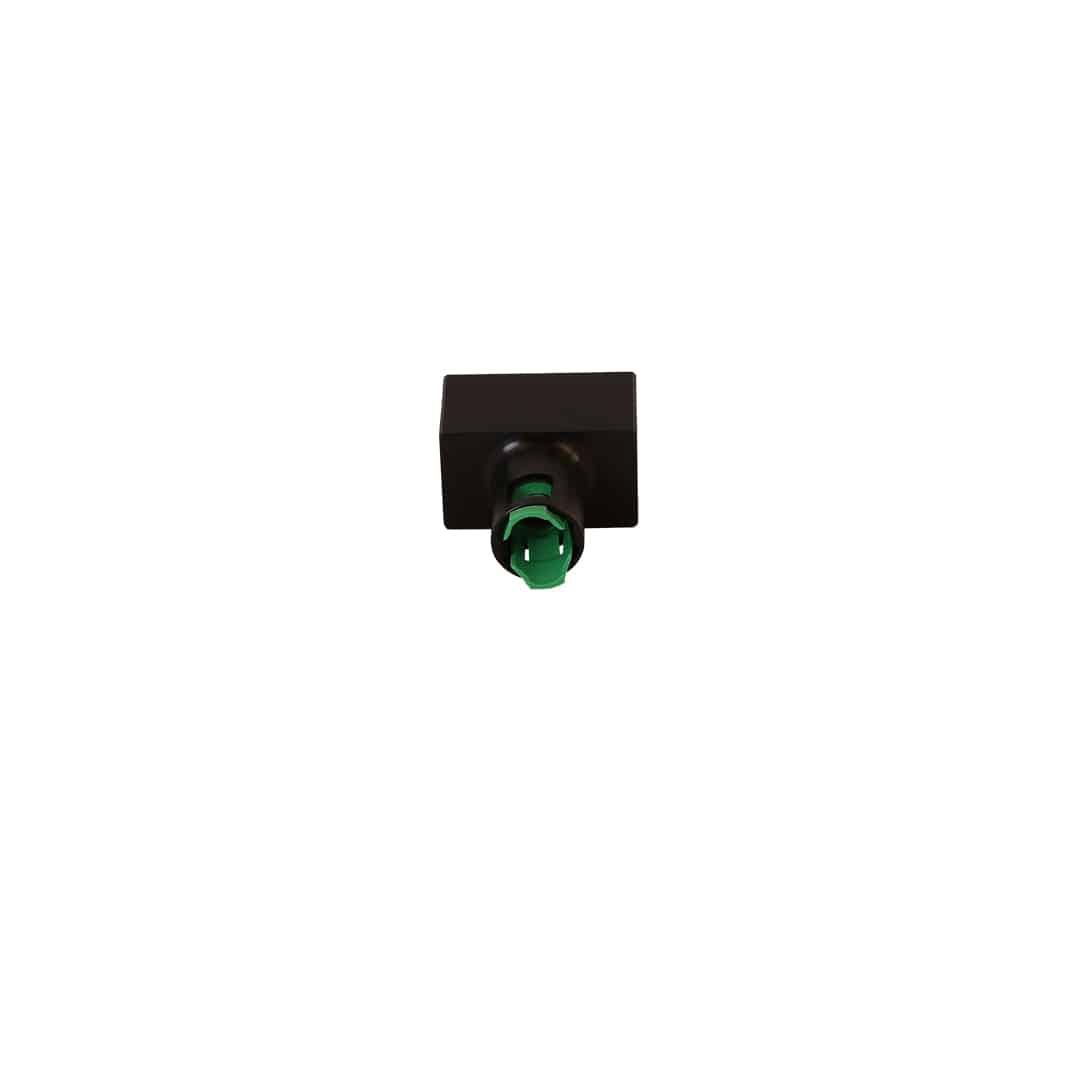 Aeromotive Fitting Tee, 2x AN-08 ORB Ports, In-Line / On Run, 1x 3/8" Female Quick Connect On 90-deg / Branch - 15137
