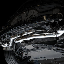 AWE Track Edition Exhaust - Quad Diamond Black Tips (2020-2024 Corvette C8) - 3020-43086