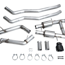 AWE Track Edition Exhaust - Diamond Black Tips (2011-2024 Dodge Durango 5.7L) - 3020-33575
