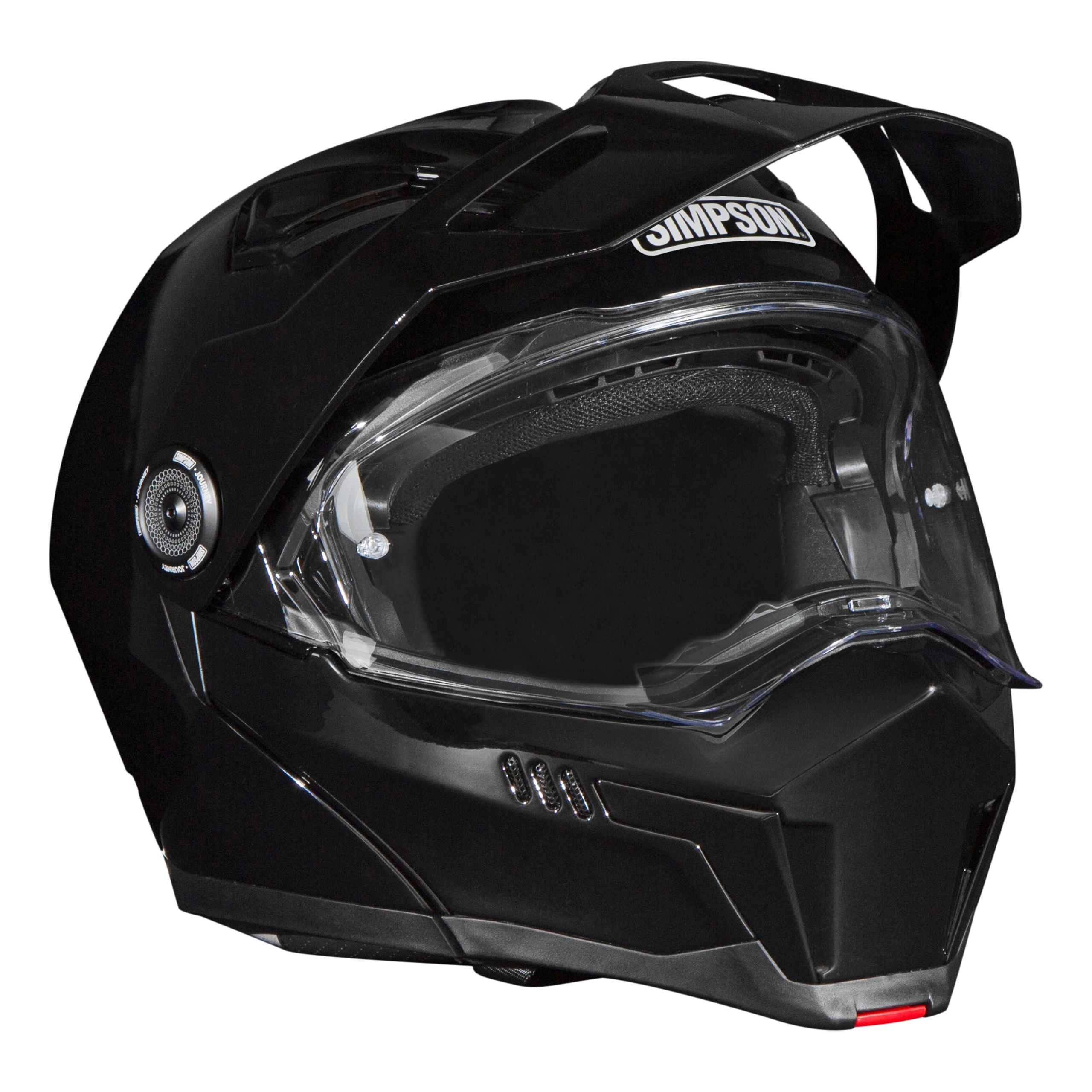 Simpson Racing Motorcycle Journey Bandit Helmet - Black - JB2XS