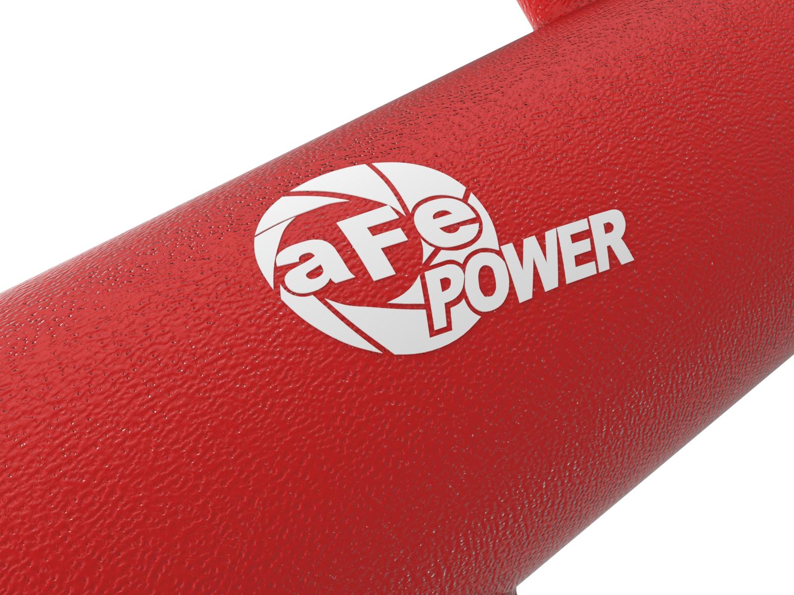 AFE BladeRunner 2-3/4 IN Aluminum Hot-Side Charge Pipe Red (2021-2021 GR Supra) - 46-20488-R