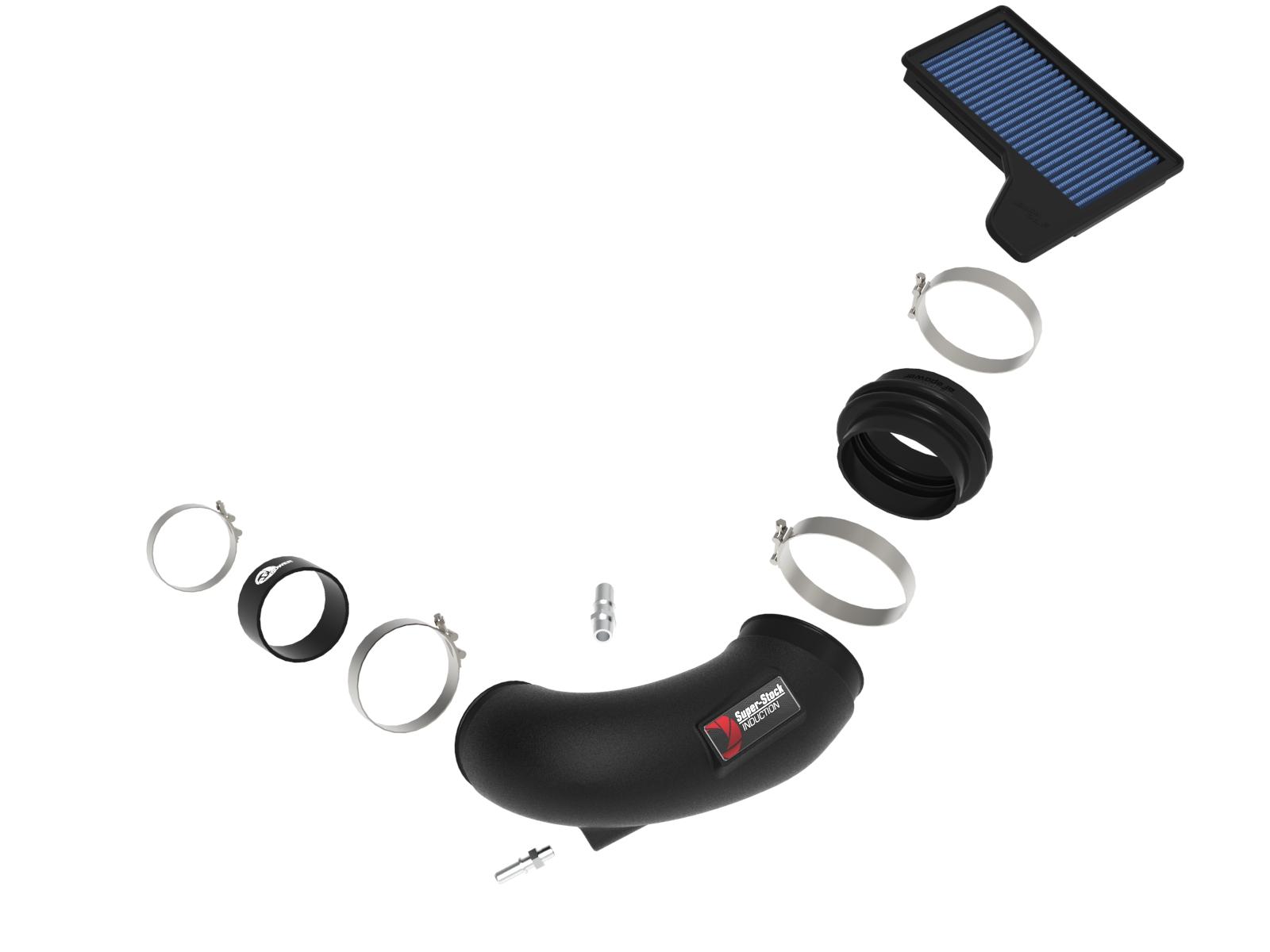 AFE Super Stock Induction System w/ Pro 5R Media (Ford Mustang GT 18-20 V8-5.0L) - 55-10005R