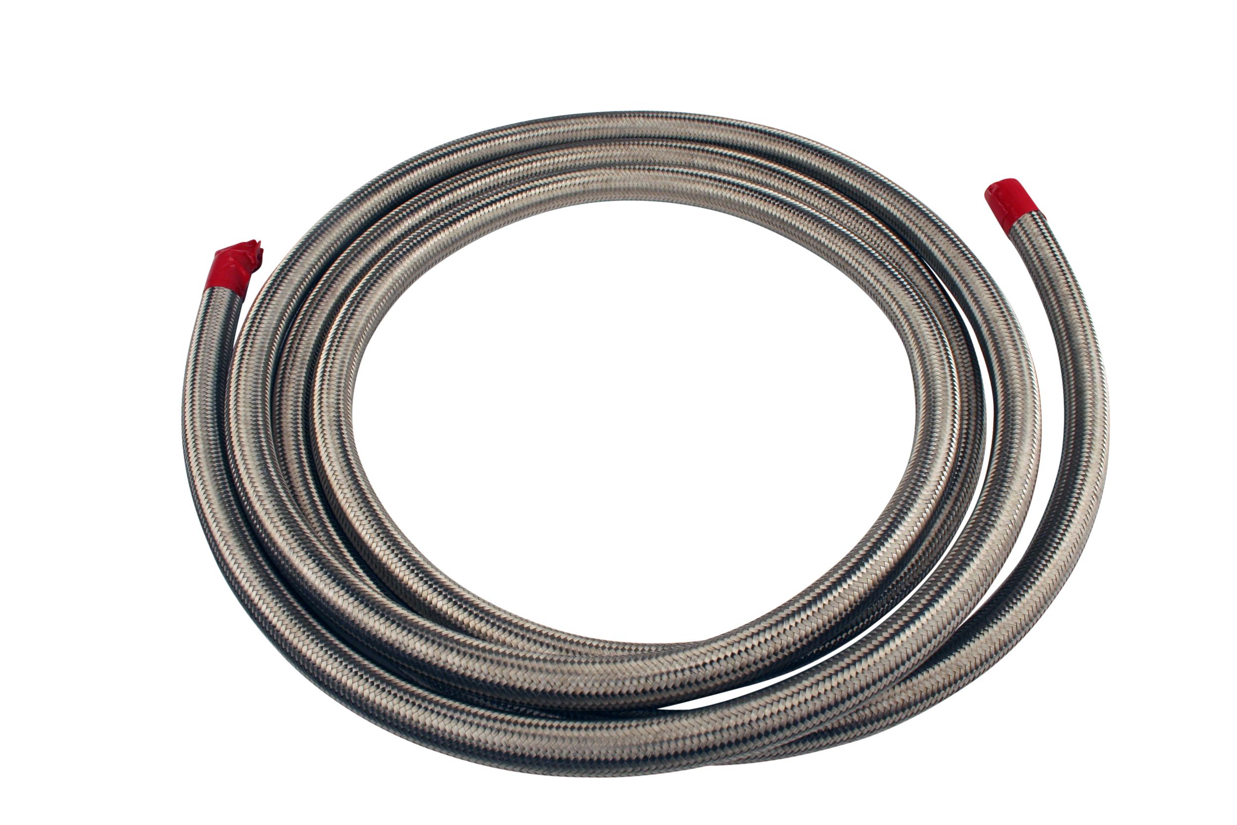 Aeromotive Fuel Line, Rubber Stainless Braided - 15709