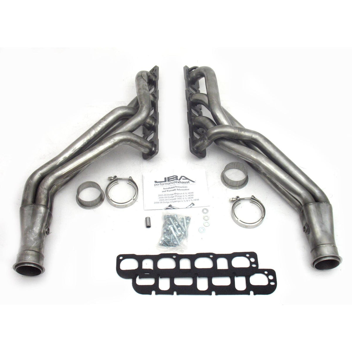 JBA 05-22 Chrysler Long Tube 5.7/6.1/6.2/6.4L Raw 409 - 6969S