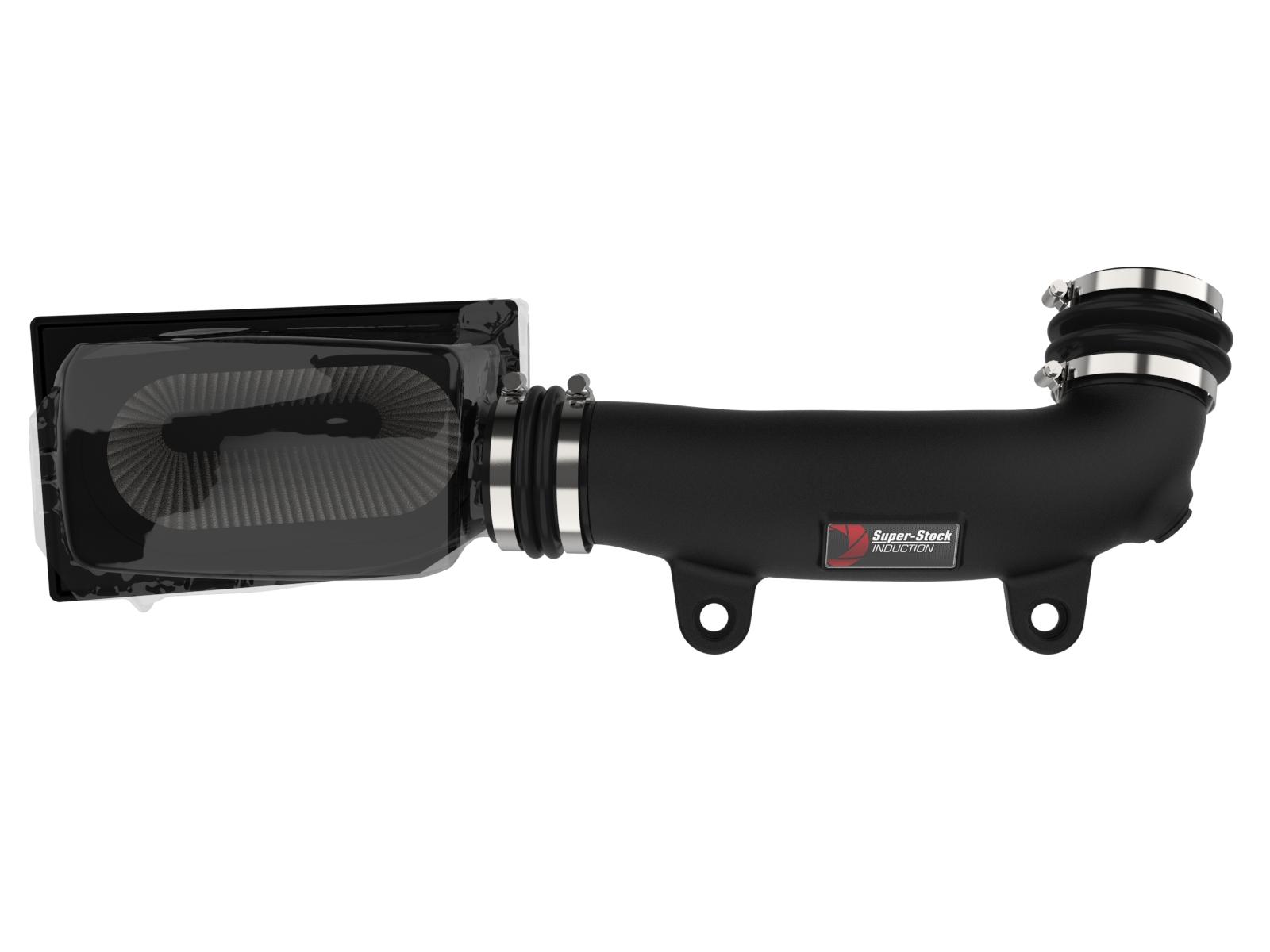 AFE Super Stock Induction System w/ Pro DRY S Media (2018-2021 Wrangler, Wrangler) - 55-10010D