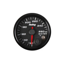 Holley Analog Style Water Temperature Gauge.  - 26-602