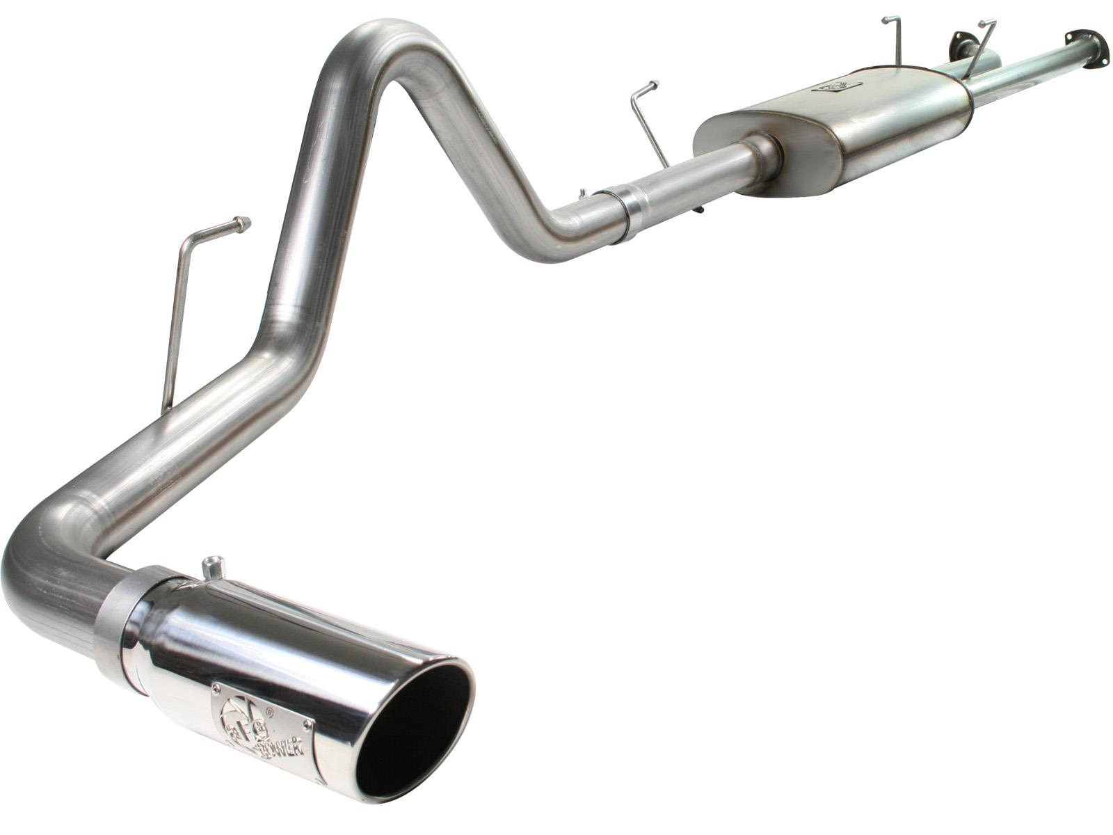 AFE MACH Force-Xp 3 IN 409 Stainless Steel Cat-Back Exhaust System w/Polished Tip (2007-2009 Tundra) - 49-46006-P
