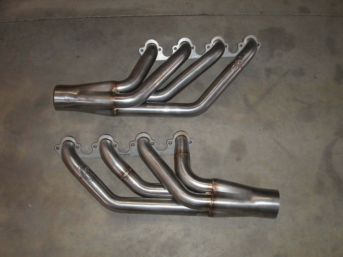 Stainless Works Down And Forward Turbo Headers 2" Primaries (2015-2019 F-150) - BBFDFT2