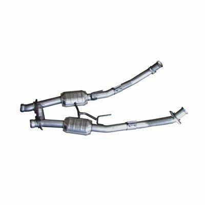 BBK 2.5 Full H-Pipe W/Converters (1986-1993 Mustang 5.0L) - 1521