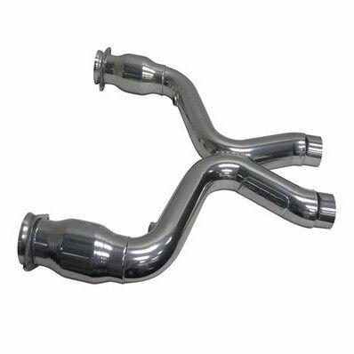 BBK 3.0" Short Mid X-Pipe W/Converters (2011-2014 Mustang GT) - 1658
