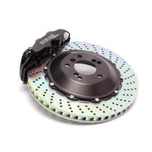 Dinan Brembo Brake Set; Rear; Black Caliper; Drilled; - D290-0607-BD