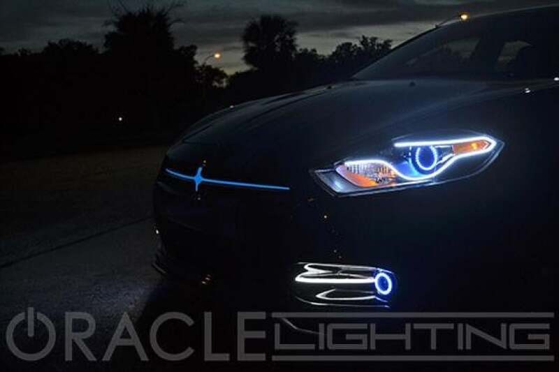 Oracle 13-16 Dodge Dart LED Headlight Halo Kit - Red
