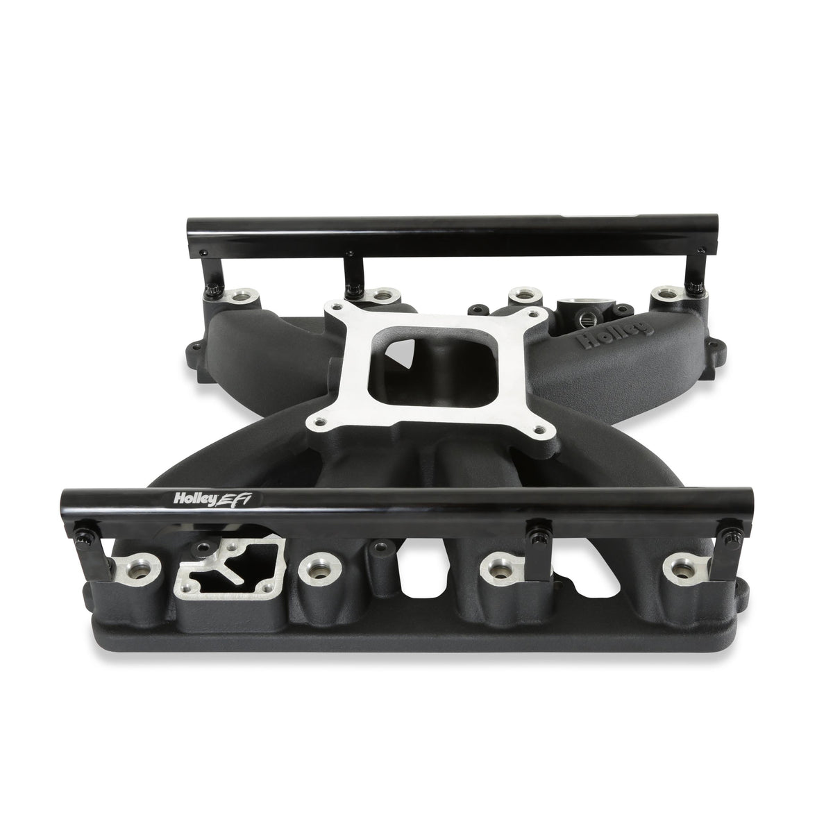 Holley Single plane intake manifold for Gen III Hemi, EFI Black - 300-930BK