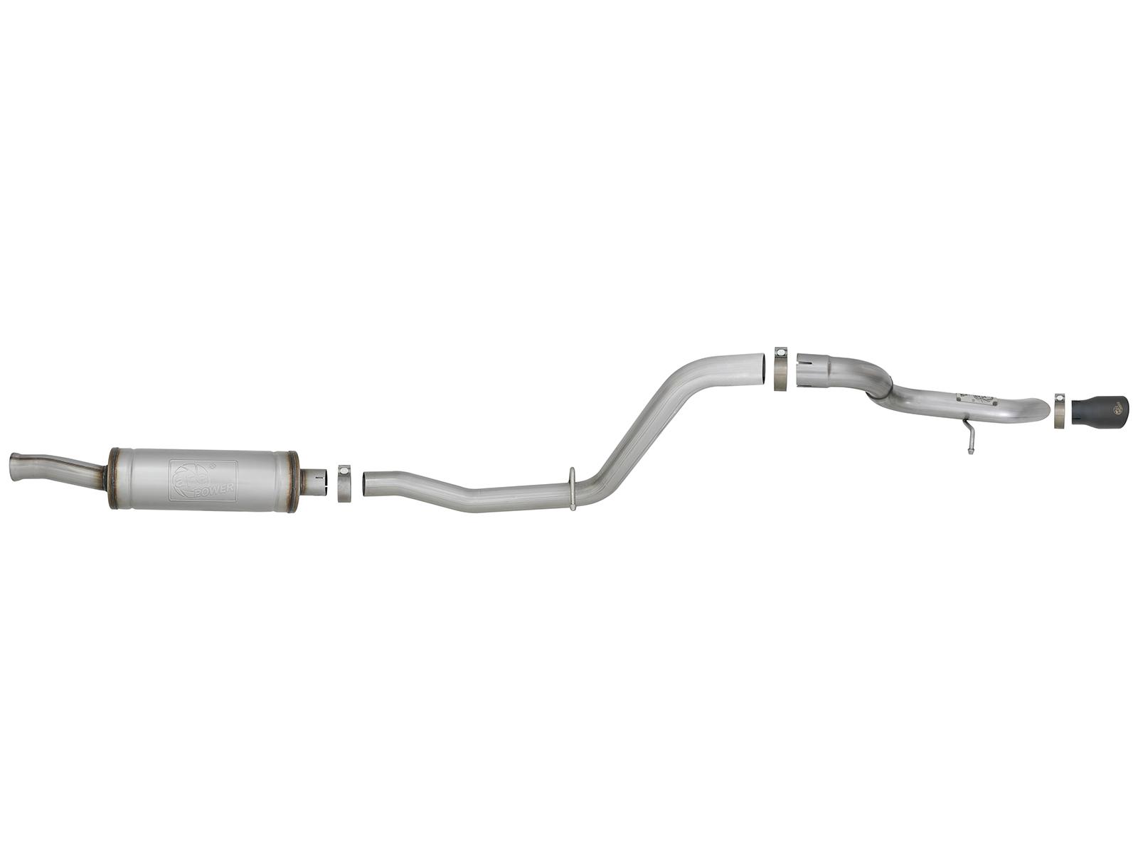 AFE Cat-Back Exhaust System (2018-2020 Jeep Wrangler V6-3.6L) - 49-48065-1B