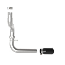 AFE Large Bore-HD 3 IN 304 Stainless Steel DPF-Back Exhaust System w/Black Tip (Jeep Wrangler (JL) 2020 V6-3.0L (td)) - 49-38092-B