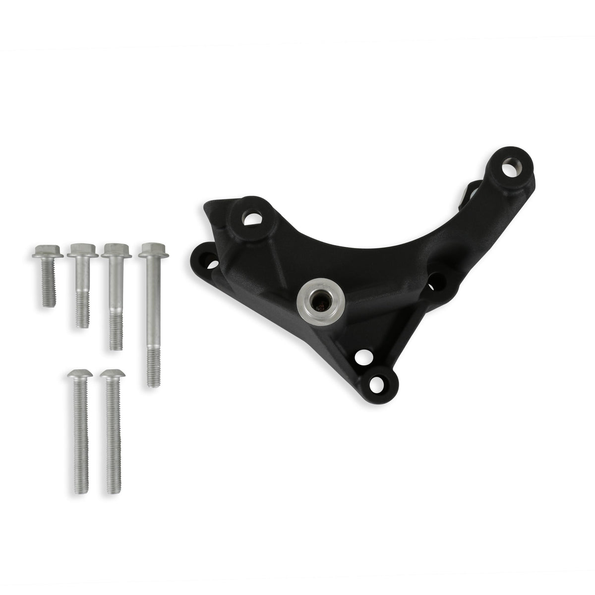 Holley Alternator Bracket with Hardware - Black - 97-420