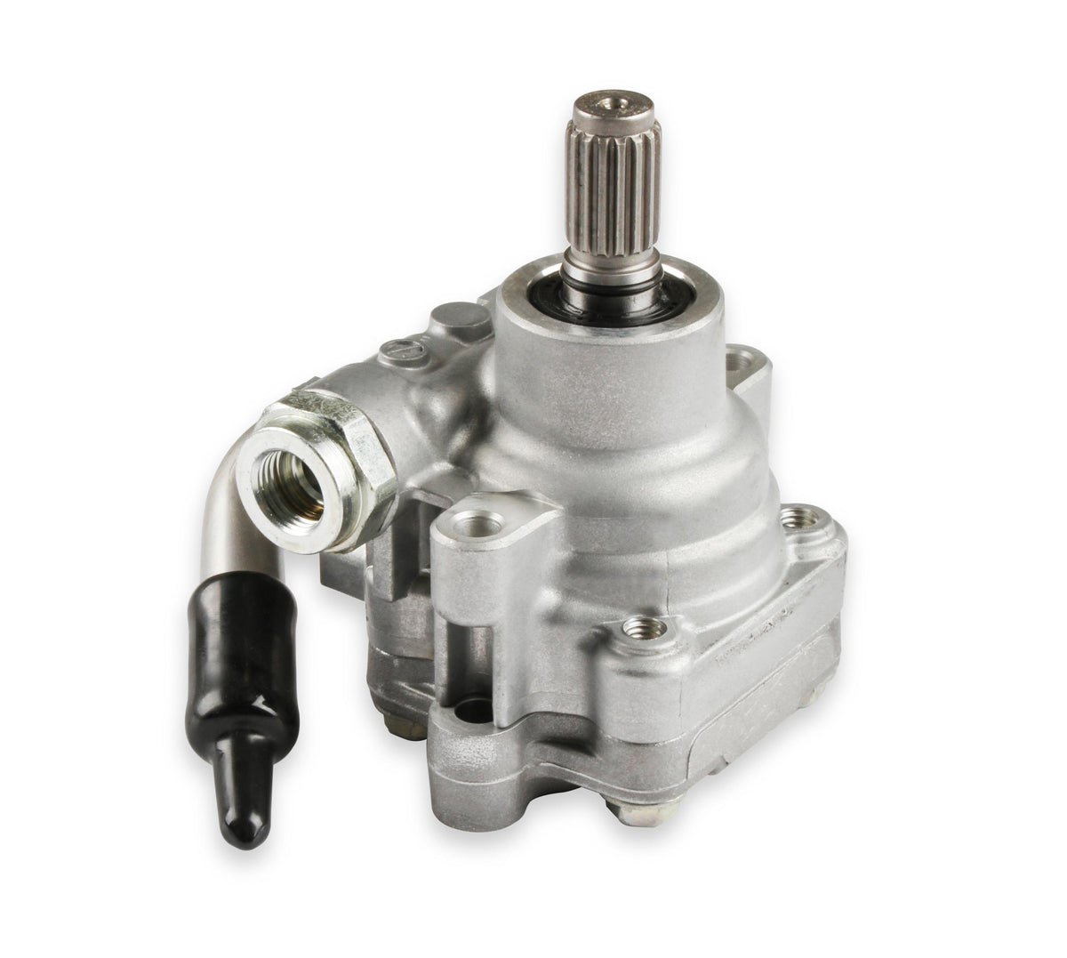Holley Power Steering Pump Assembly, for LT4 Accessory Drive with splined shaft.  - 198-103