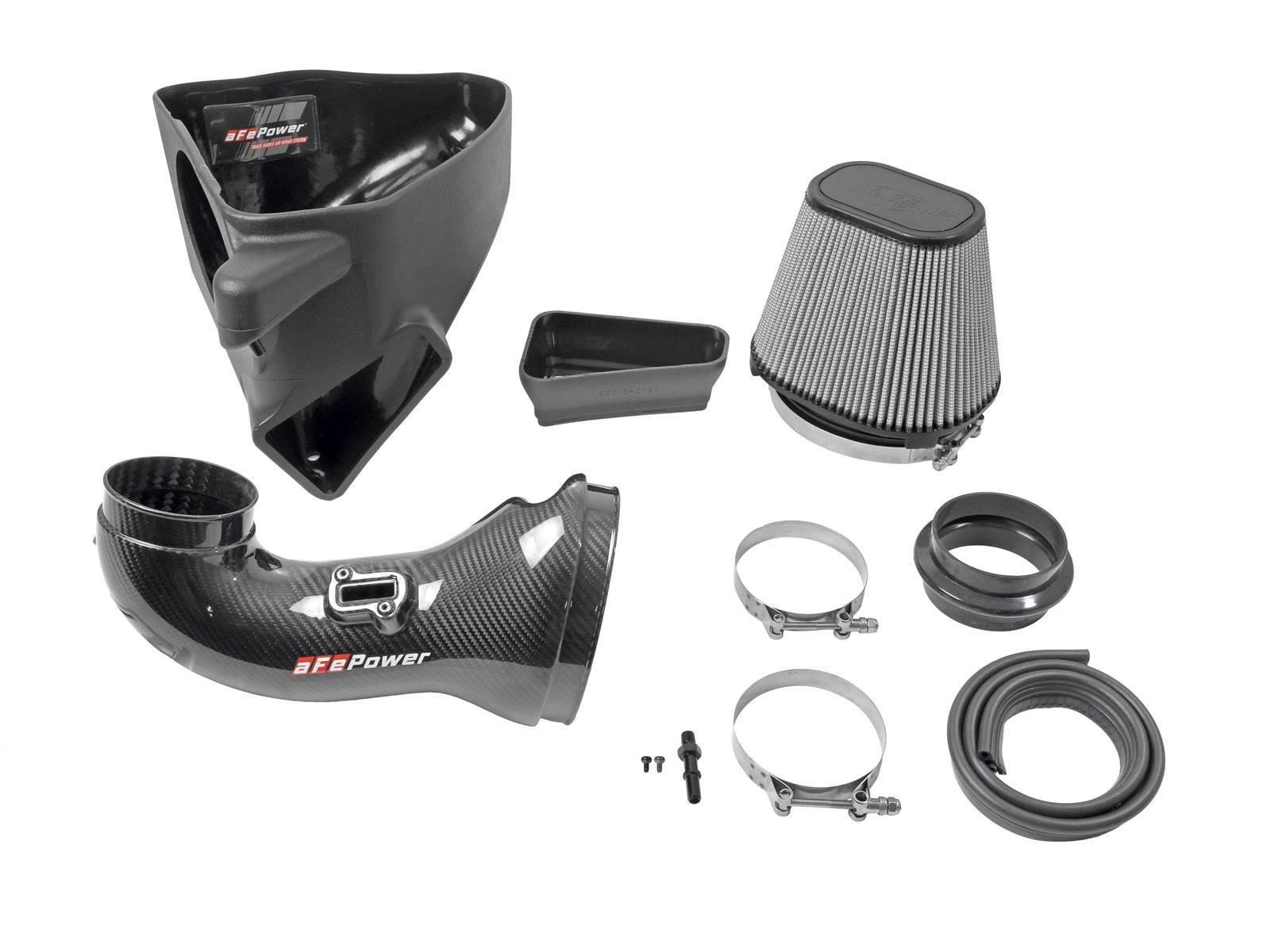 AFE 57-10018D Track Series Carbon Fiber Intake System w/ Pro DRY S Media (2017-2021 Chevrolet Camaro ZL1 V8-6.2L SC)