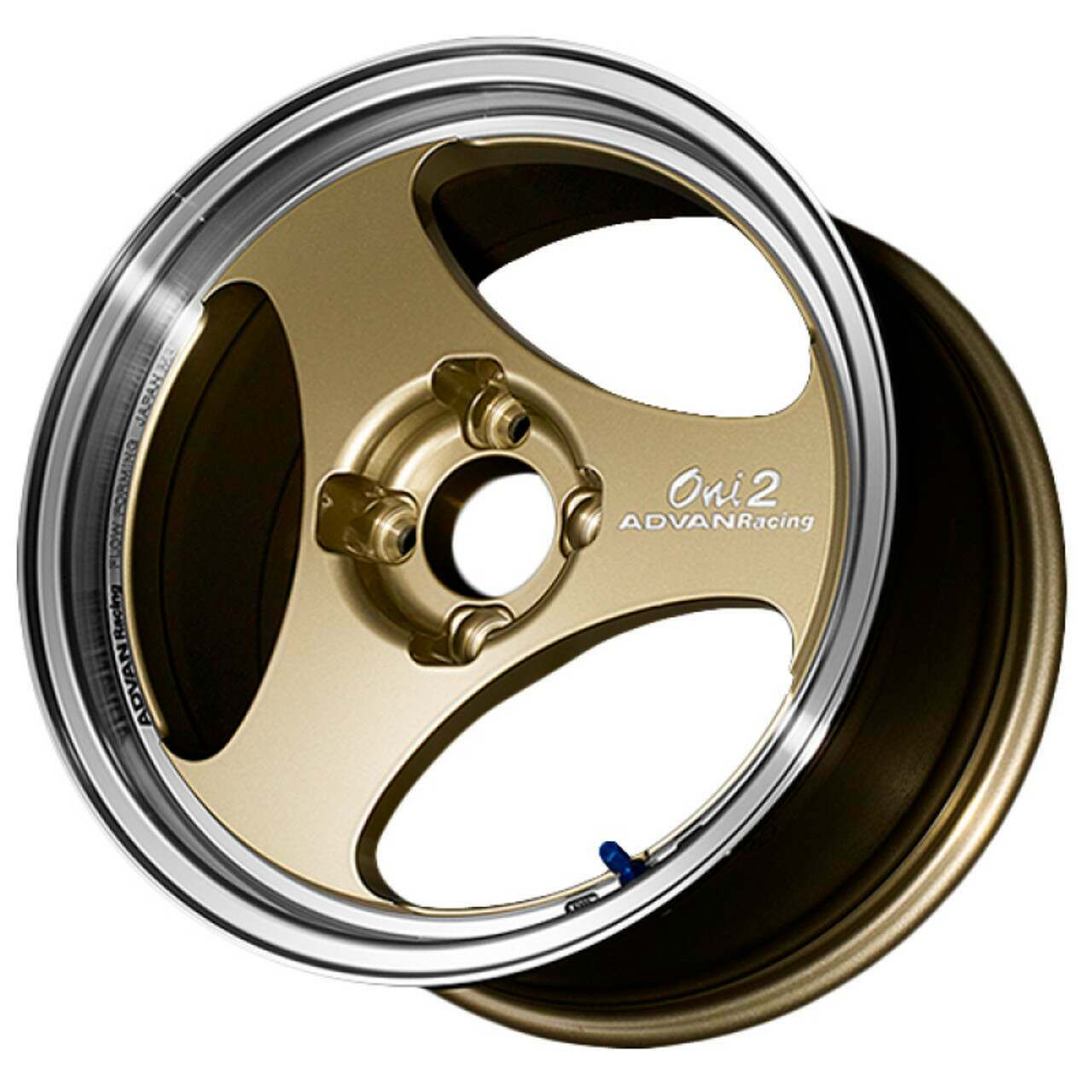 Advan ONI2 15X8.0 +30 4-100 Machining & Champagne Gold Wheel - YAY5G30ACG