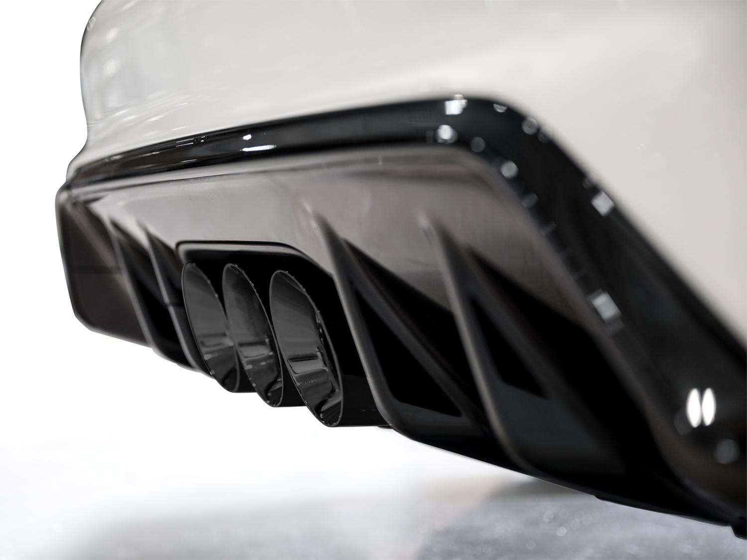 AWE Track Edition for FL5 CTR - Triple Diamond Black Tips - 3020-53287