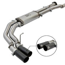AFE 2017+ F-150 3.5L Ecoboost Raptor Stainless Steel Rebel Series 3" Cat-Back Exhaust System (Dual Side Exit-Black Tips)