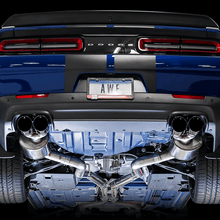 AWE 3020-43082 AWE Touring Edition Exhaust - Non-Resonated, Black Quad Tips (2015-2020 Dodge Challenger 6.4L / 6.2L SC)