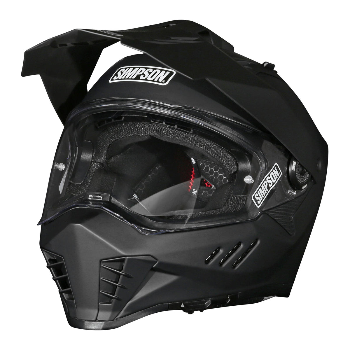Simpson Racing Xcursion Bandit Helmet - Matte Black MD - XB3MD