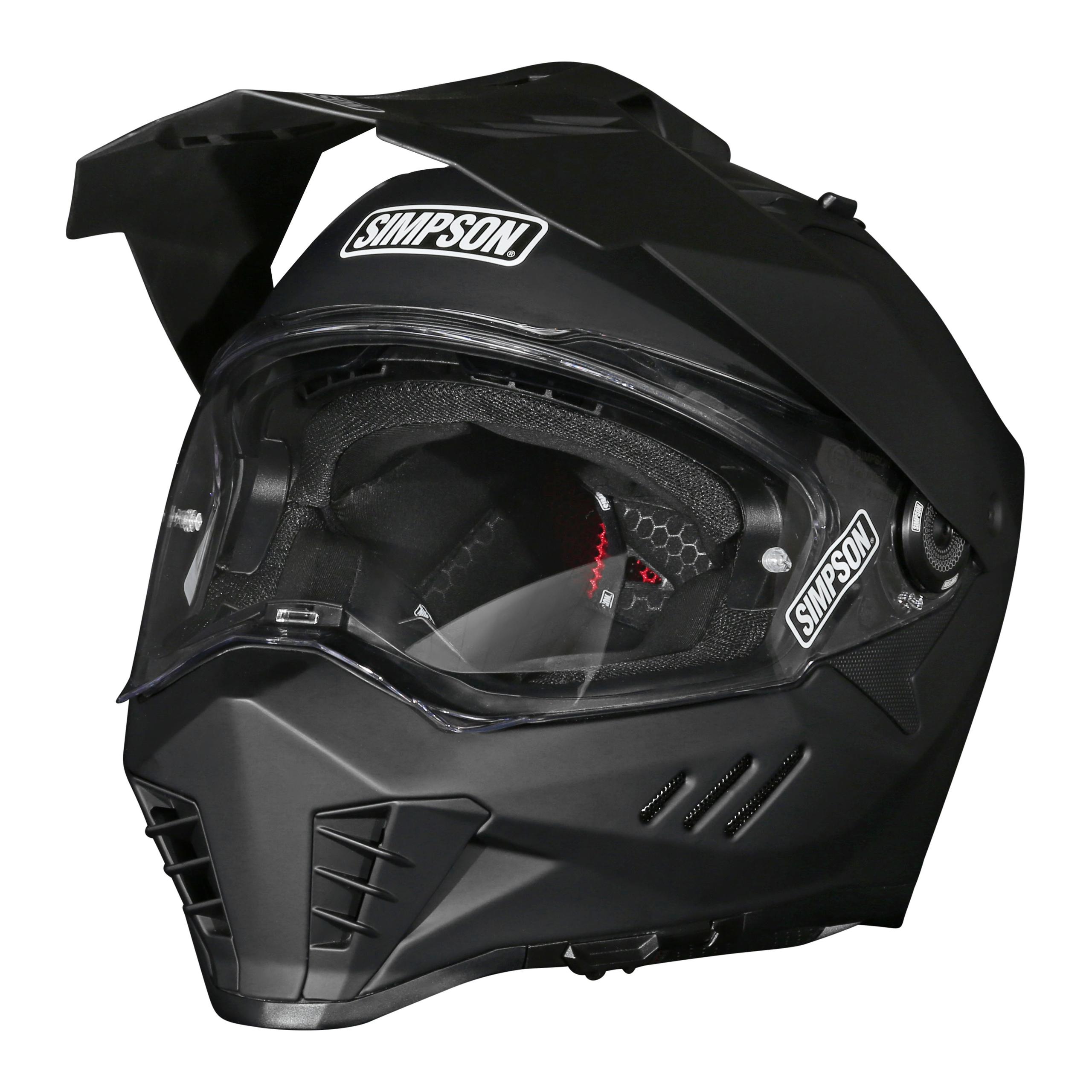 Simpson Racing Xcursion Bandit Helmet - Matte Black XL - XB3XL